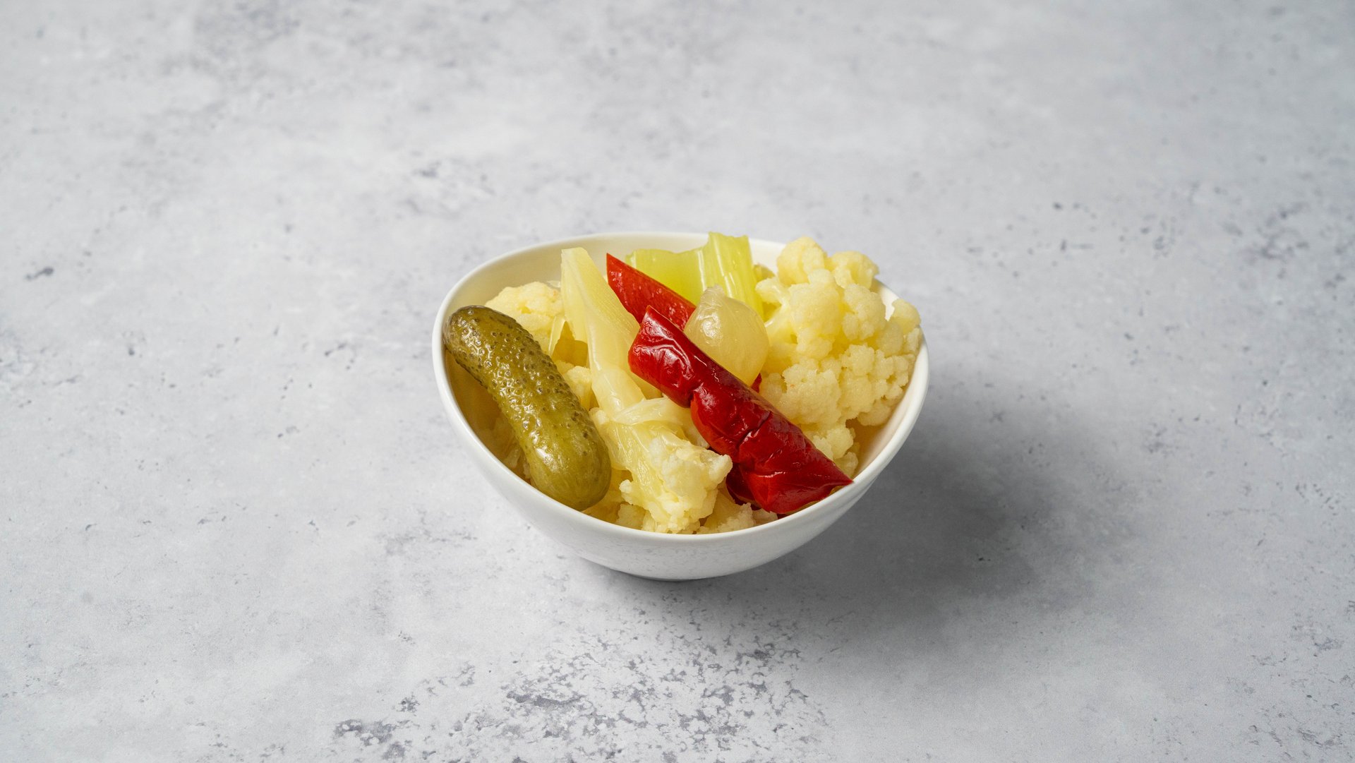 Pickles – authentic Cypriot dish at I Xrisi Smila, Larnaca