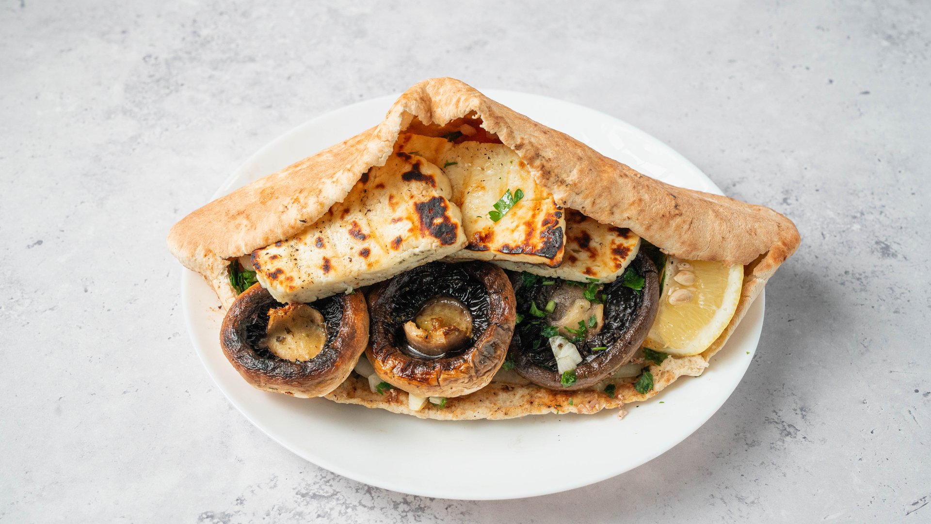 Mixed Mushroom and Halloumi – authentic Cypriot dish at I Xrisi Smila, Larnaca